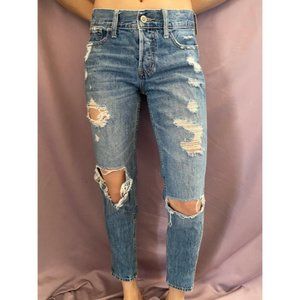 Hollister denim boyfriend jeans size 24